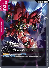 3x Close Combat (ST03-013)