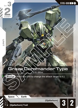 4x Graze Commander Type (ST05-008)
