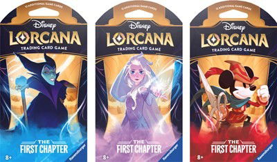 Disney Lorcana: The First Chapter Sleeved Booster Pack Art Bundle [Set of 3] Crop image Wallpaper