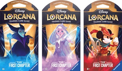 Disney Lorcana: The First Chapter Sleeved Booster Pack Art Bundle [Set of 3] Full hd image