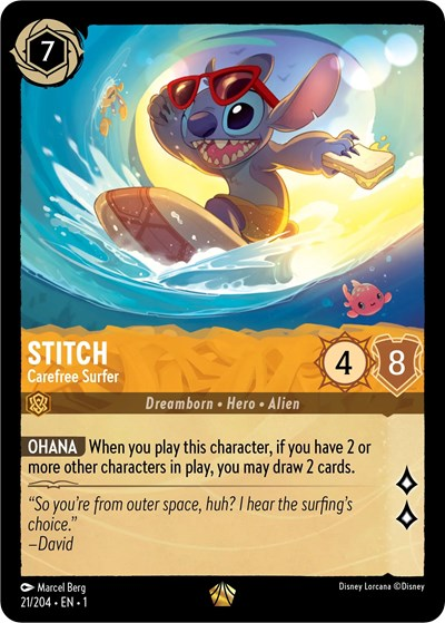 Stitch - Carefree Surfer image
