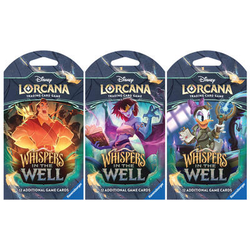 Disney Lorcana : Coffret d'art « Whispers in the Well Sleeved Booster Pack » [Lot de 3] image