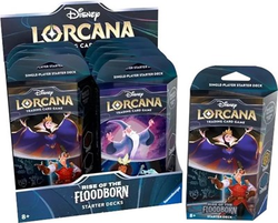 Disney Lorcana: Exhibición del mazo de inicio Rise of the Floodborn