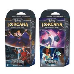 Disney Lorcana: Rise of the Floodborn Starter Deck [Juego de 2]