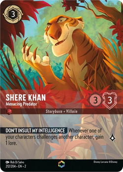 Shere Khan - Depredador Amenazante