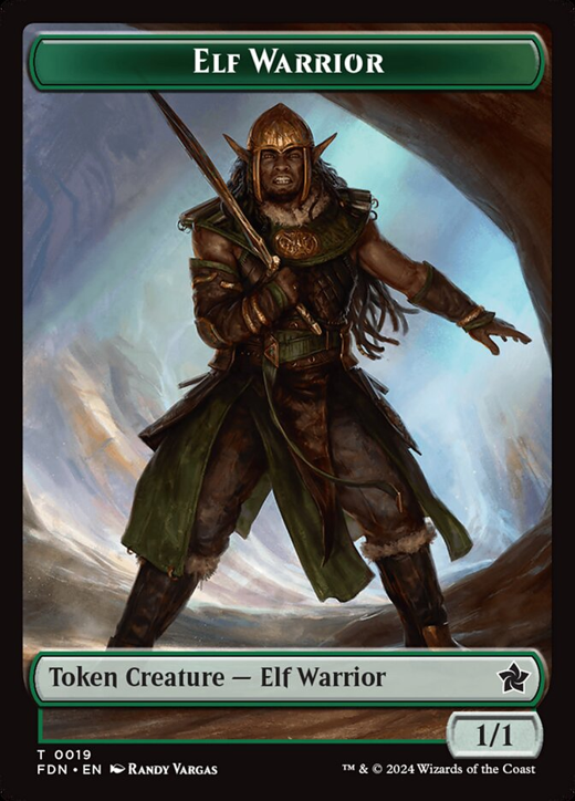 Elf Warrior Token Full hd image