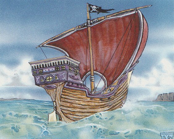 Pirate Ship Crop image Wallpaper