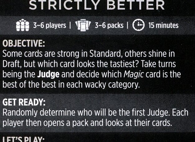 Strictly Better Card // Strictly Better (cont'd) Card Crop image Wallpaper