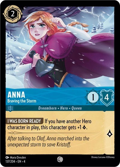 Anna - Braving the Storm Crop image Wallpaper