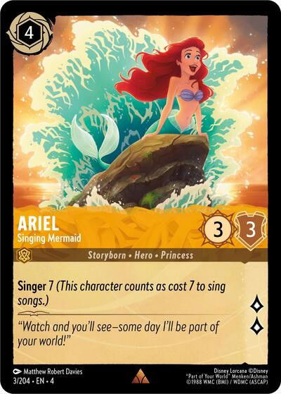 Ariel - Singing Mermaid Crop image Wallpaper