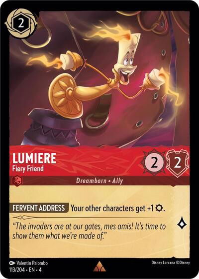 Lumiere - Fiery Friend Crop image Wallpaper