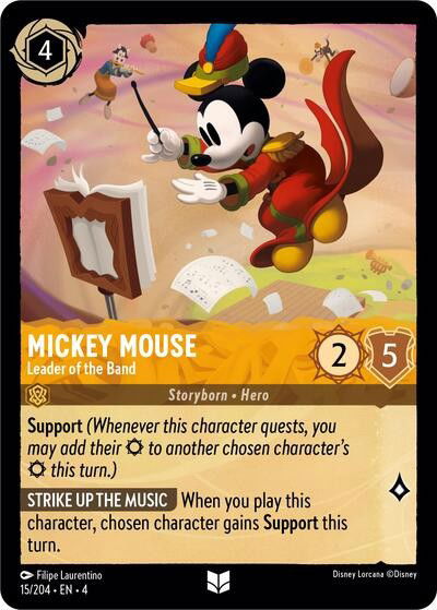 Mickey Mouse - Leader of the Band Crop image Wallpaper