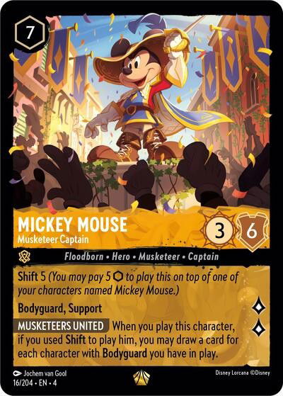 Mickey Mouse - Musketeer Captain Crop image Wallpaper