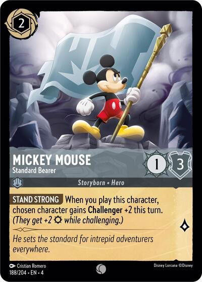 Mickey Mouse - Standard Bearer Crop image Wallpaper