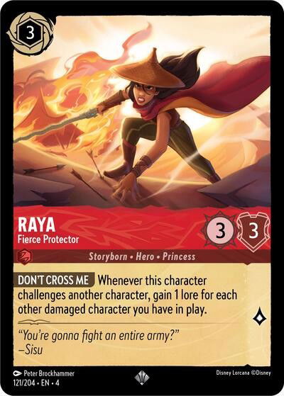 Raya - Fierce Protector Crop image Wallpaper