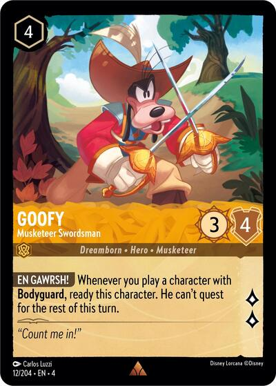 Goofy - Musketeer Swordsman Full hd image