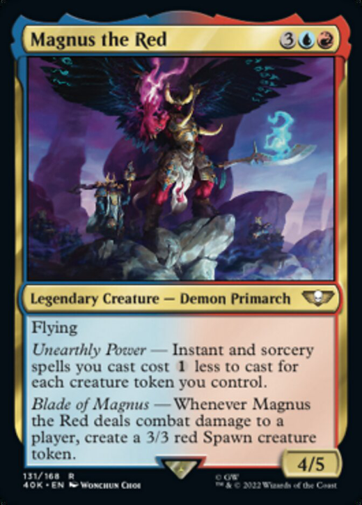 Magnus the Red Magic the Gathering MTG Cards