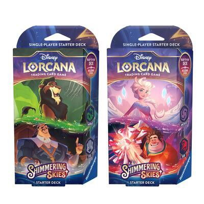 Disney Lorcana: Shimmering Skies Starter Deck [Set of 2] Crop image Wallpaper