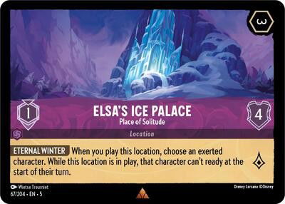 Elsa's Ice Palace - Place of Solitude Crop image Wallpaper