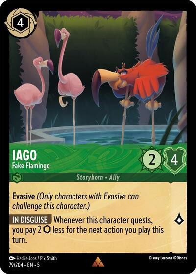 Iago - Fake Flamingo Crop image Wallpaper