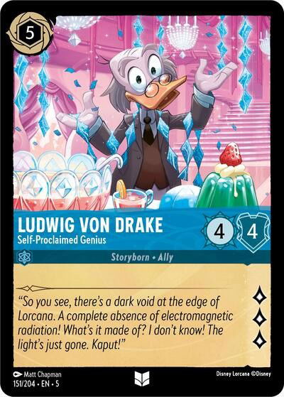 Ludwig Von Drake - Self-Proclaimed Genius Crop image Wallpaper