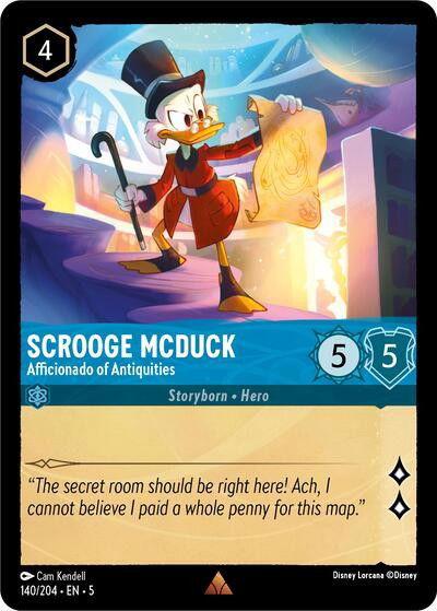 Scrooge McDuck - Afficionado of Antiquities Crop image Wallpaper