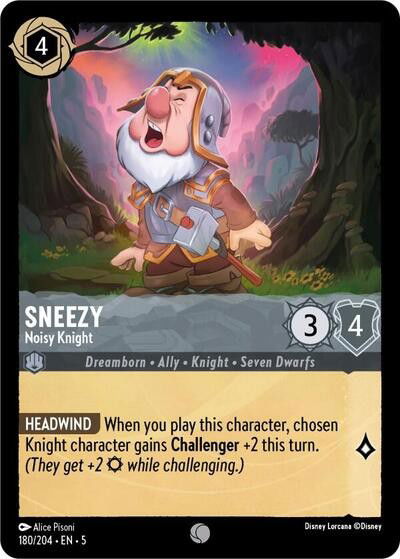 Sneezy - Noisy Knight Crop image Wallpaper