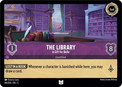 The Library - A Gift for Belle Crop image Wallpaper