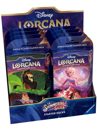 Disney Lorcana: Shimmering Skies Starter Deck Display Full hd image