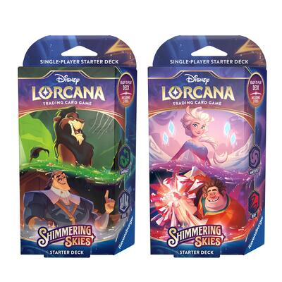 Disney Lorcana: Shimmering Skies Starter Deck [Set of 2] Full hd image