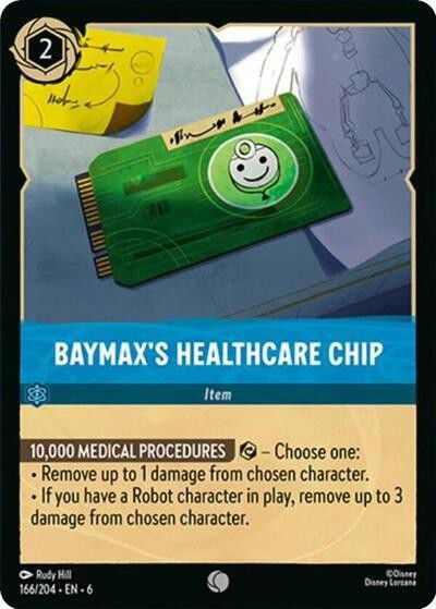 Baymax's Healthcare Chip Crop image Wallpaper