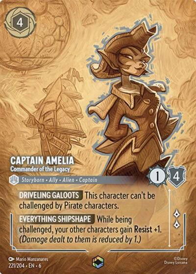 Captain Amelia - Commander of the Legacy Crop image Wallpaper