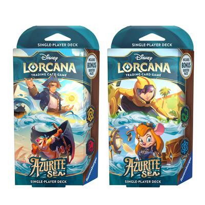 Disney Lorcana: Azurite Sea Starter Deck [Set of 2] Crop image Wallpaper