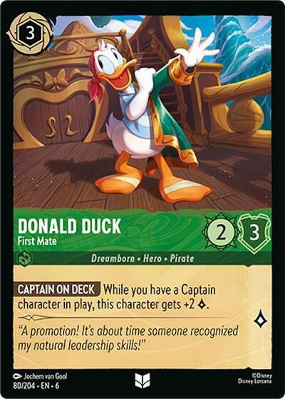 Donald Duck - First Mate Crop image Wallpaper