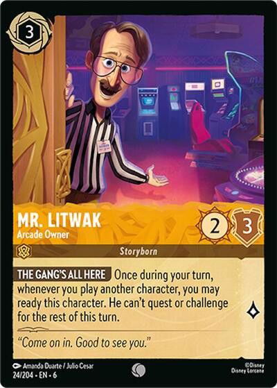 Mr. Litwak - Arcade Owner Crop image Wallpaper