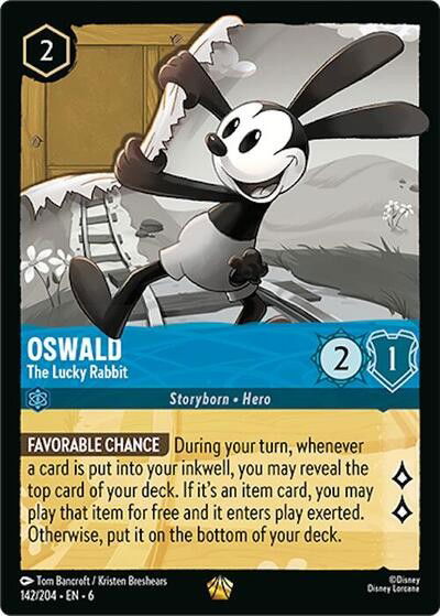 Oswald - The Lucky Rabbit Crop image Wallpaper