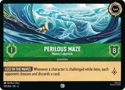 Perilous Maze - Watery Labyrinth Crop image Wallpaper