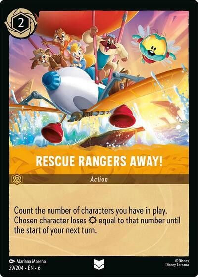 Rescue Rangers Away! Crop image Wallpaper