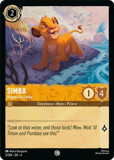 Simba - Happy-Go-Lucky Crop image Wallpaper