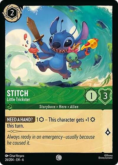 Stitch - Little Trickster Crop image Wallpaper