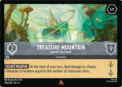 Treasure Mountain - Azurite Sea Island Crop image Wallpaper