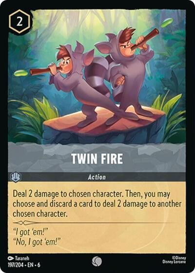 Twin Fire Crop image Wallpaper