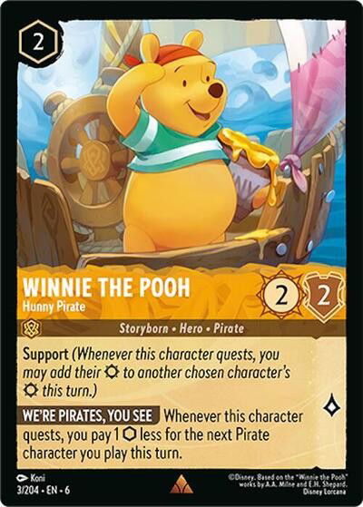 Winnie the Pooh - Hunny Pirate Crop image Wallpaper