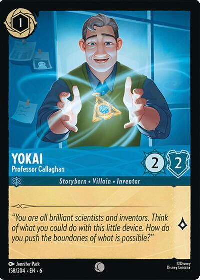 Yokai - Professor Callaghan Crop image Wallpaper