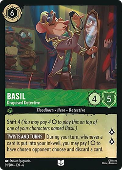 carta spoiler Basil - Disguised Detective