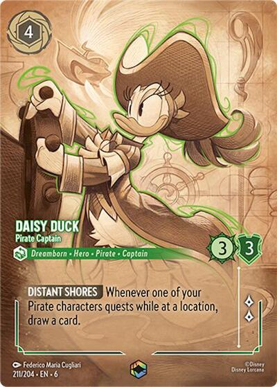 Daisy Duck - Pirate Captain Full hd image