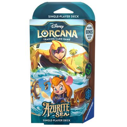 Disney Lorcana: mazzo iniziale del mare di azzurrite