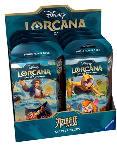 Disney Lorcana: Azurite Sea Starter Deck Display Full hd image