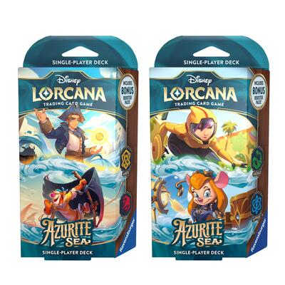 Disney Lorcana: Azurite Sea Starter Deck [Set of 2] Full hd image