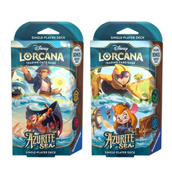 Disney Lorcana: Mazzo iniziale del Mare di Azzurrite [Set di 2]